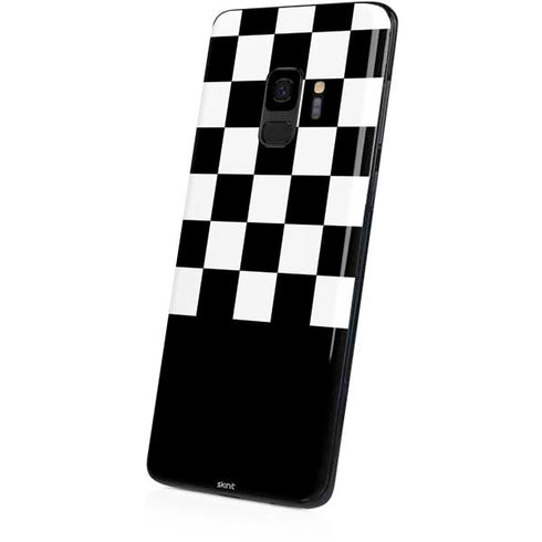 Checkerboard Split Galaxy S9 Skin